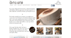 Desktop Screenshot of islandartcafe.co.uk