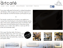 Tablet Screenshot of islandartcafe.co.uk
